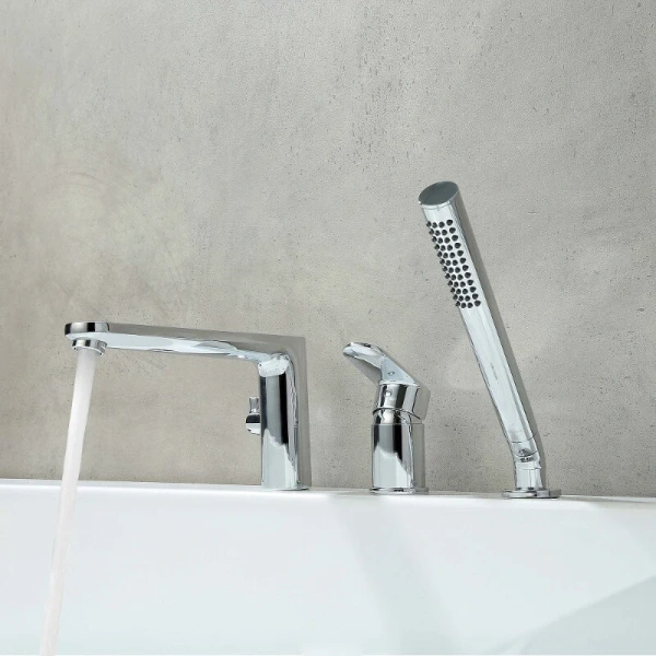 Смеситель для ванны Акватек Ника хром, однорычажные, двухрычажные - фото 8