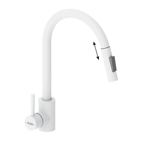 Смеситель для кухни Dorff Logic D30075 с вытяжным изливом