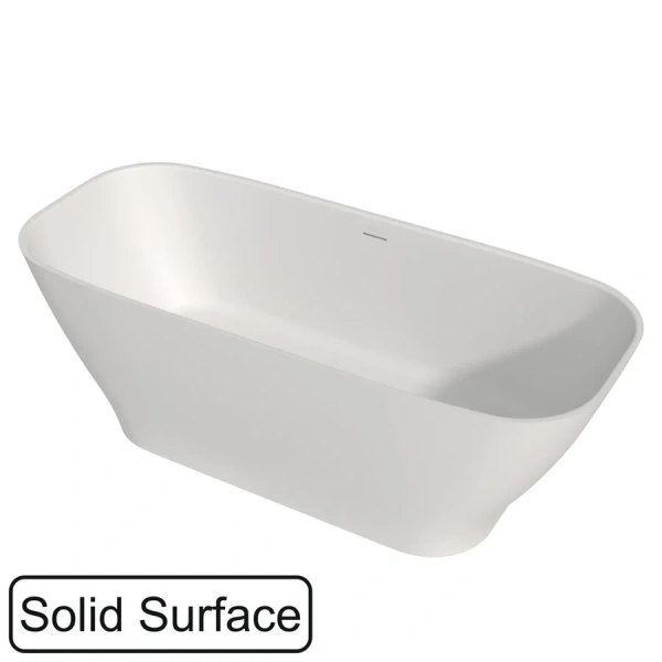 Ванна Whitecross Clover, 0220.170072.200, 170 x 70 см, искусственный камень, белая матовая - фото 1