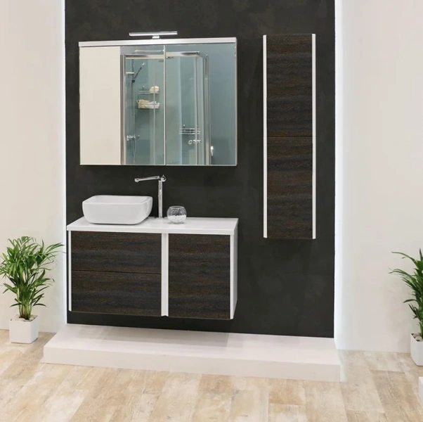 Тумба с раковиной подвесная Акватон Брук 1A202101BCD 100 см с двумя ящиками - фото 3