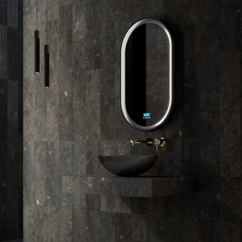 Раковина Abber Karbon 50 см черная - фото 4