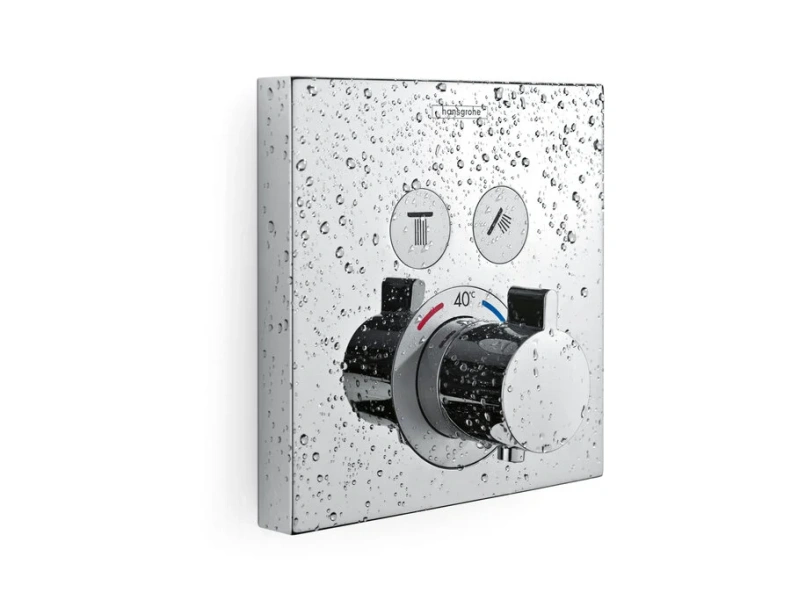 Смеситель для душа Hansgrohe ShowerSelect хром/черный, современные, hi-tech - фото 3