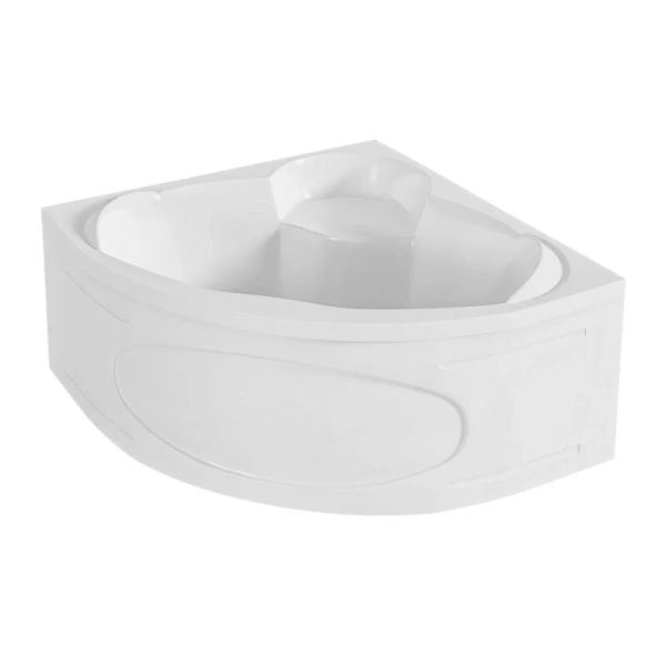 Акриловая ванна 1MarKa Trapani 140 х 140 см, угловая, белая, 01тр1414 - фото 3