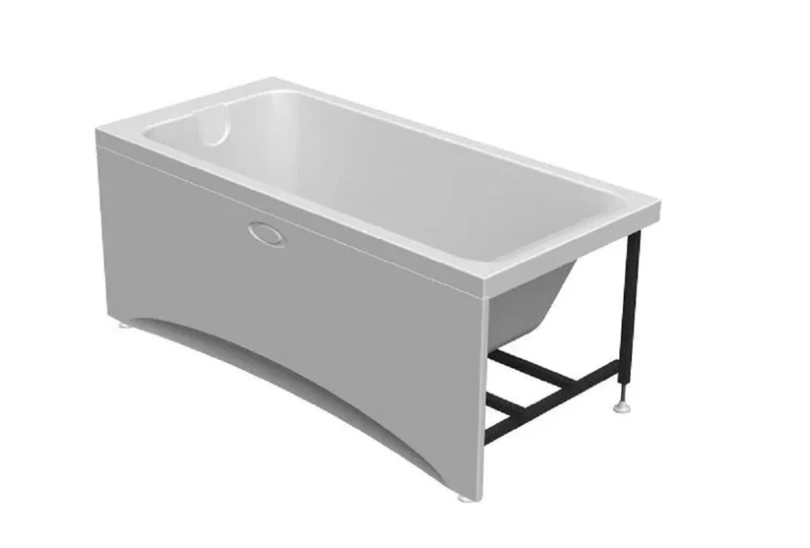 Акриловая ванна Радомир Агата 2-78-0-0-1-224Р, 150 х 70 см, фронтальный экран, каркас разборный в комплекте, белая, прямоугольные - фото 5