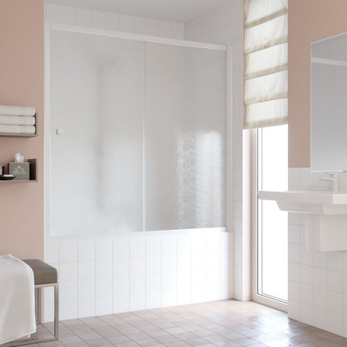 Душевая шторка на ванную стекло шиншилла Vegas-glass ZV 170 02 - фото 9