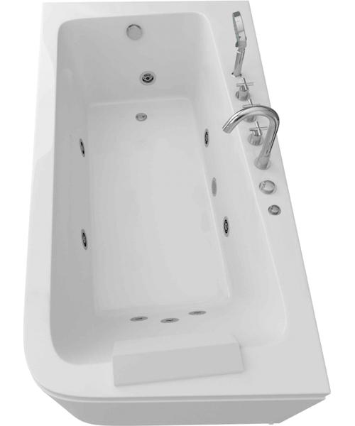 Ванна акриловая Grossman GR-17095-1 170x95 см гидромассажная - фото 3