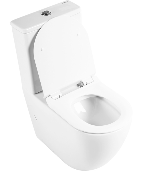 Унитаз компакт Belbagno Sfera-R BB2141CPR безободковый, белые - фото 6