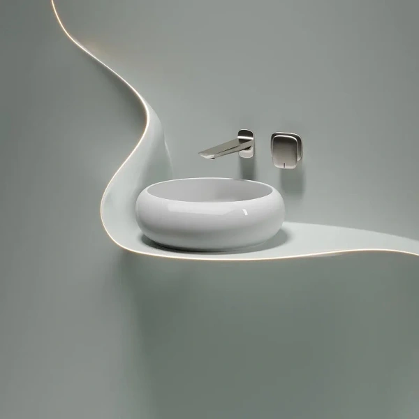 Раковина Ceramica Nova Element 36 см белая матовая, из санфарфора - фото 6