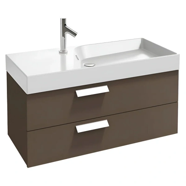 Тумба для раковины цвет, Светло-коричневый Лак Jacob Delafon RYTHMIK 99,5 - фото 1