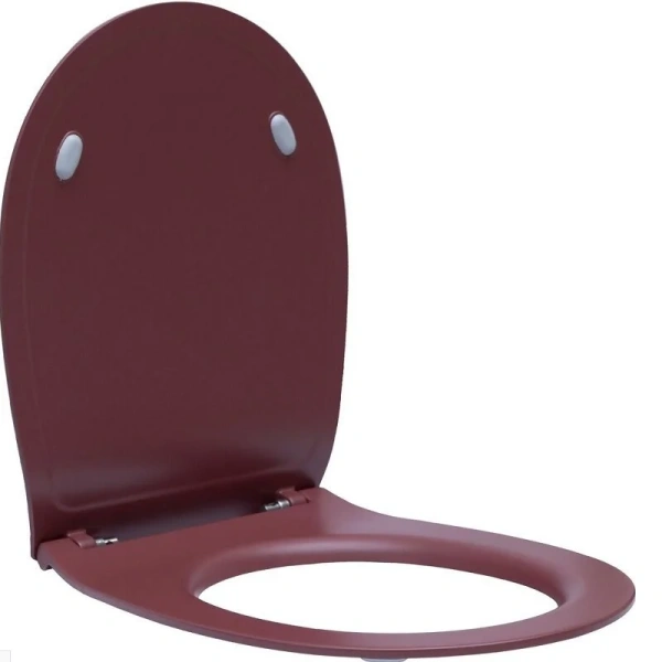 Крышка-сидение с микролифтом Allen Brau Fantasy бордо, с микролифтом - фото 2