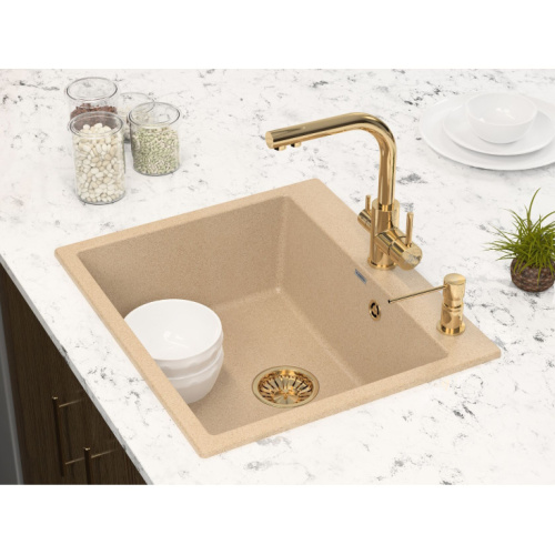 Дозатор Paulmark Kraft брашированное золото, в наличии - фото 2