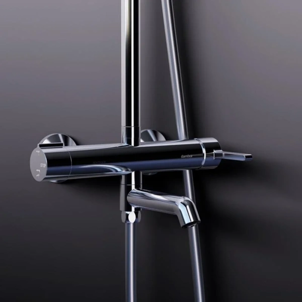 Душевая стойка Damixa Scandinavian Pure 936740 с изливом, с изливом - фото 5