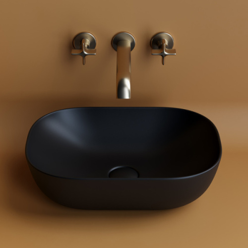 Раковина Ceramica Nova Element 45 см черная матовая - фото 3