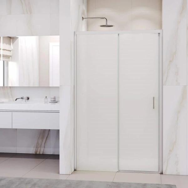 Душевая дверь в нишу RGW Passage PA-017 130 см профиль хром, стекло матовое - фото 3