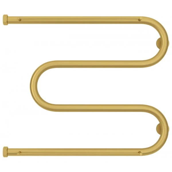 Полотенцесушитель водяной Сунержа М-образный 65x50 см золото матовое - фото 3