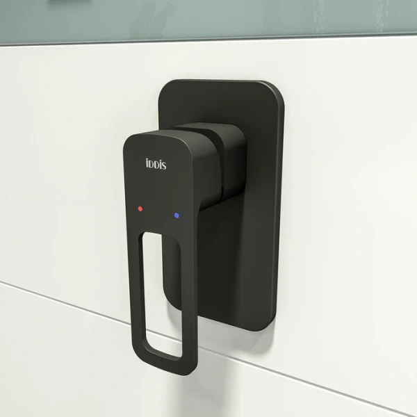 Смеситель для душа IDDIS Slide черный матовый, современные, hi-tech - фото 3