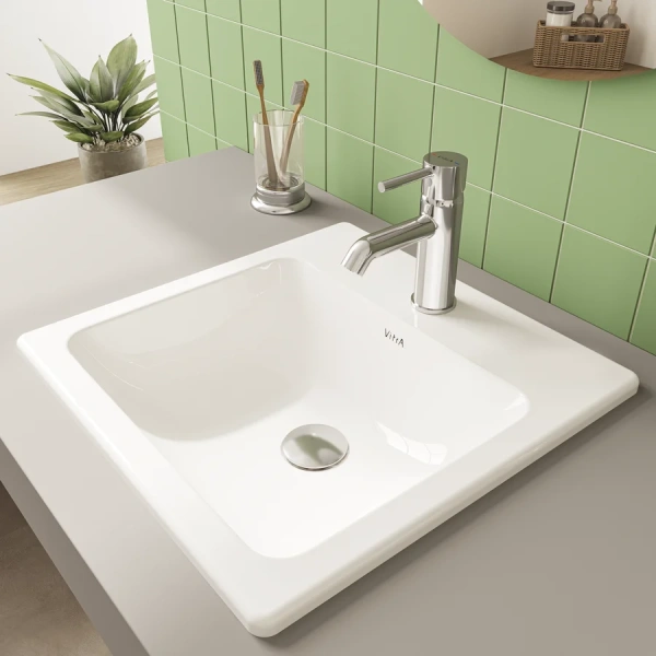 Раковина мебельная VitrA S20 5463, белые - фото 4