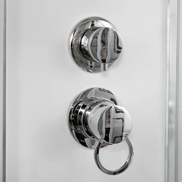 Душевая кабина Deto EM 90x90 см с крышей, современныe, hi-tech, декорированныe - фото 10