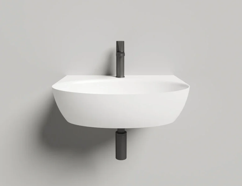 Раковина Salini Alda Wall 02 60 см белый матовый - фото 4