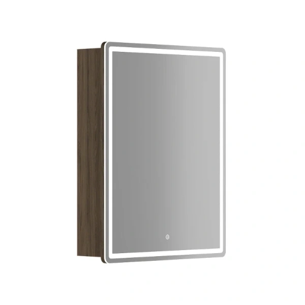 Зеркальный шкаф с подсветкой Sancos Mirror 60 см дуб чарльстон - фото 1