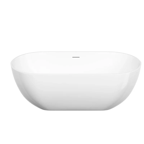 Aкриловая ванна Sancos Leaf FB20 отдельностоящая, 170 х 80 см, белый, овальные - фото 5