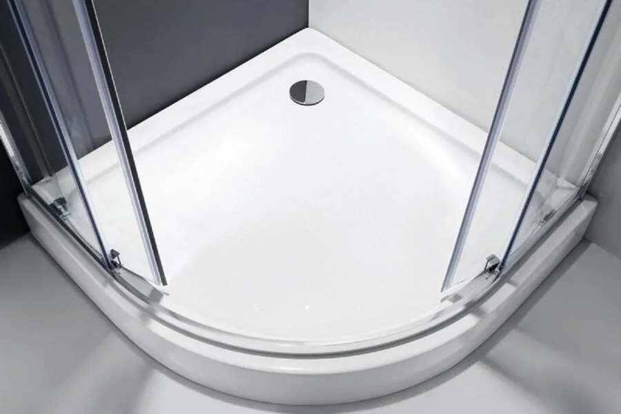 Душевой уголок Cezares Molveno 100х100 см стекло прозрачное профиль хром, хром - фото 4