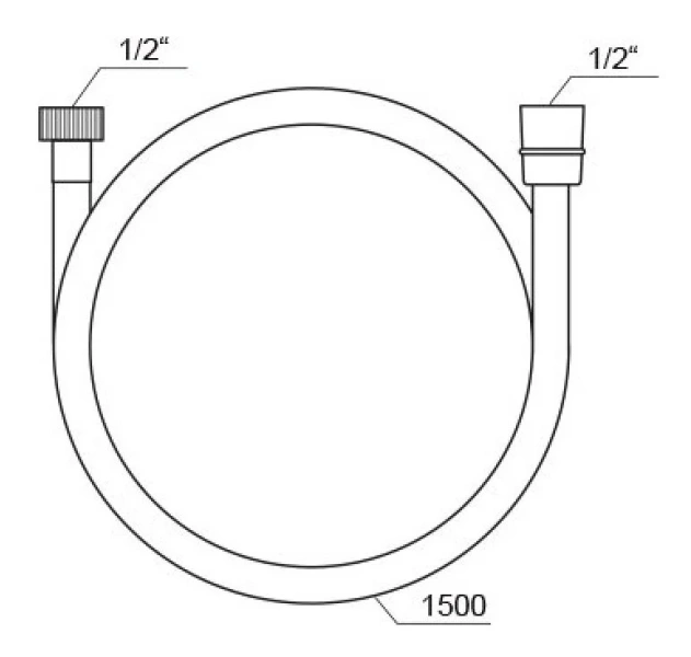 Шланг для душа Ravak SatinFlex X07P 150 см - фото 2
