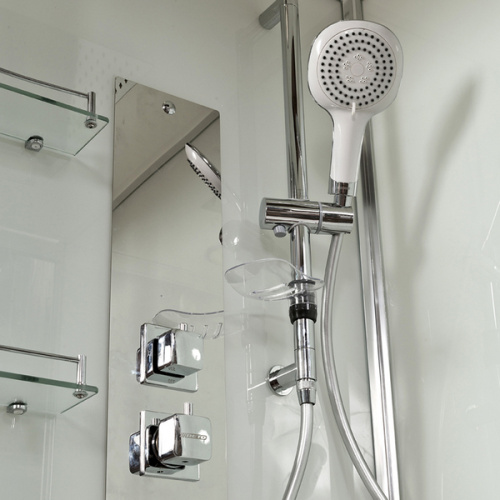 Душевая кабина Deto Z 120х90 см с паром, стеклянные, прозрачные - фото 7