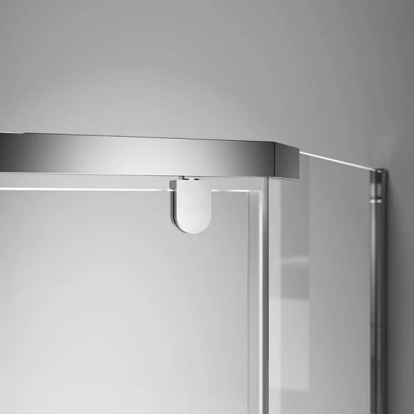 Душевой уголок RGW Passage PA-83 80х80 см профиль хром стекло прозрачное - фото 4