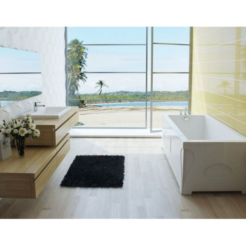 Ванна из литьевого мрамора Эстет Дельта 190x90 см белая глянцевая, прямоугольные - фото 5