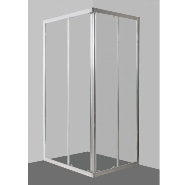 Душевой уголок BelBagno Due 120x80 см стекло прозрачное - фото 1