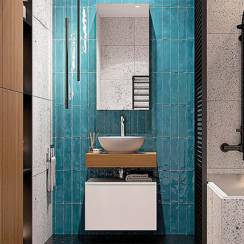 Мебель для ванной Velvex Unit с накладной раковиной - фото 1