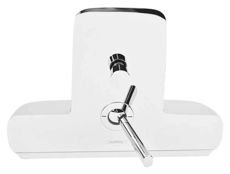 Смеситель для ванны Hansgrohe PuraVida хром/белый, современные, hi-tech - фото 3