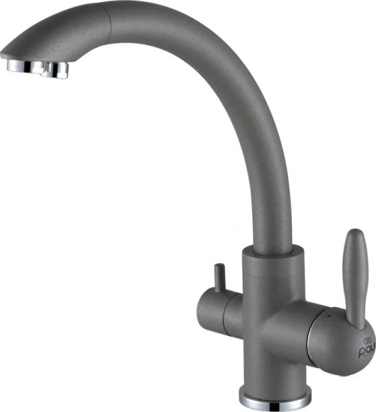 Смеситель для кухни Paulmark Essen Es213001 две воды - фото 3