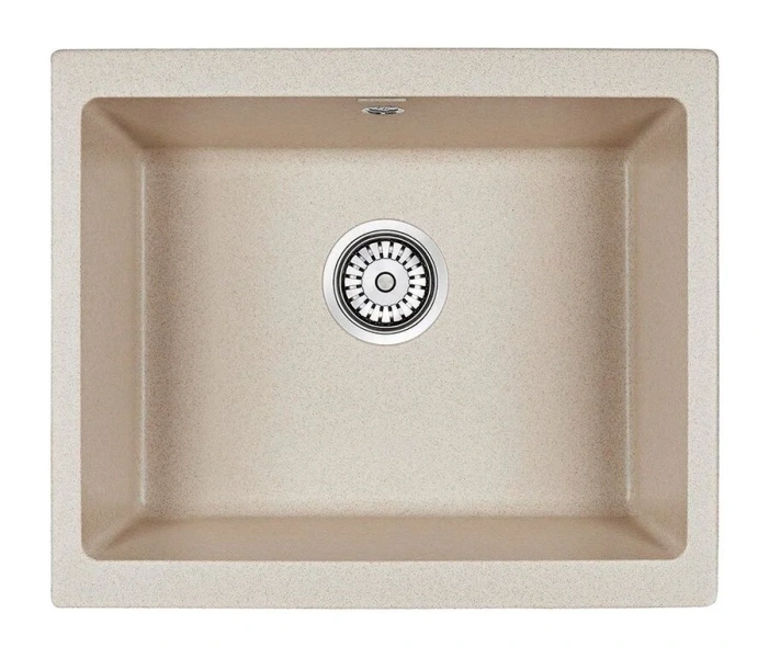 Мойка для кухни Paulmark Gera 55 см бежевая - фото 1