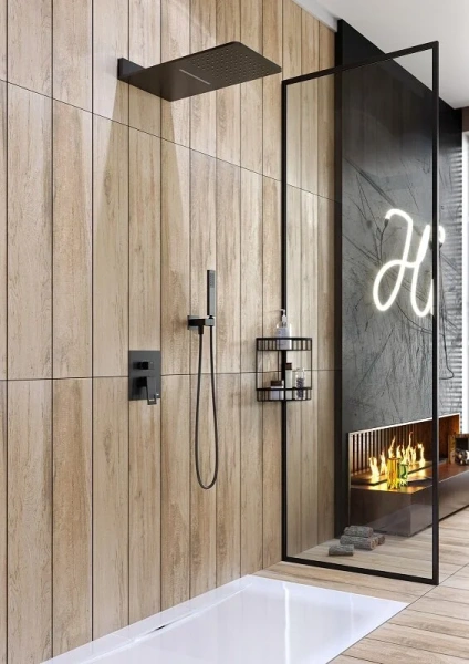 Душевой комплект черный Timo Briana SX-7139 03SM , черные - фото 3