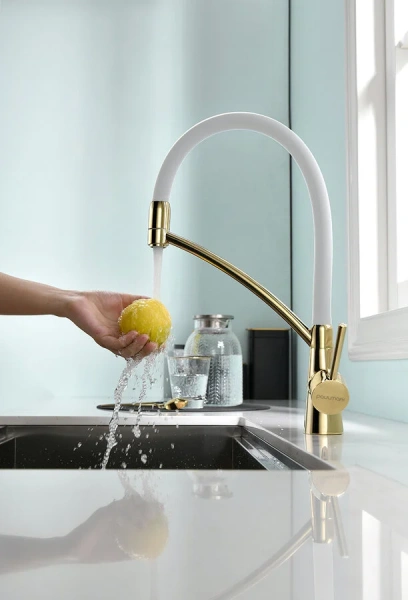 Смеситель для кухни Paulmark Siegen Si213111 с питьевой водой и гибким изливом - фото 4