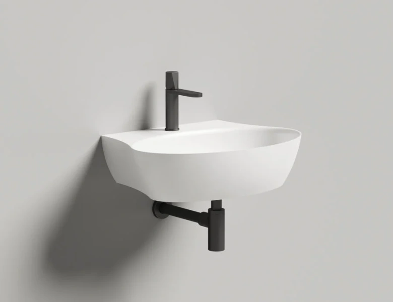 Раковина Salini Alda Wall 01 60 см белый матовый - фото 1