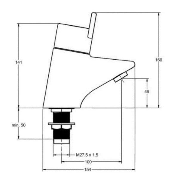 Смеситель для раковины Ideal Standard Ceraplus термостатический - фото 2