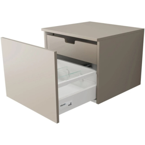 Тумба подвесная Velvex Unit tpUNI.50.H40.Y.VY-2 50 см с ящиками - фото 3