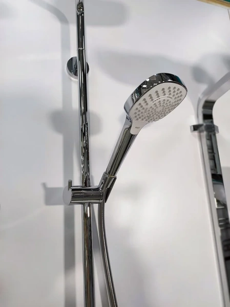 Душевая стойка Hansgrohe Croma Select E белый/хром, настенные - фото 7