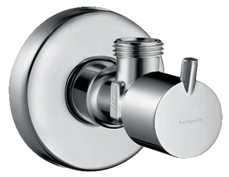 Угловой вентиль Hansgrohe хром - фото 1