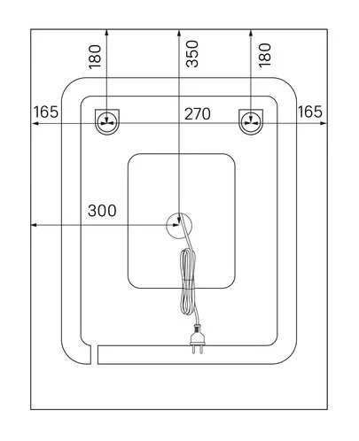 Зеркало с подсветкой IDDIS Zodiac 60 см прямоугольное index_1 - фото 10