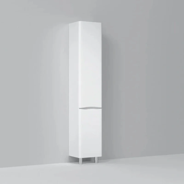 Шкаф-пенал напольный Am.Pm Like 35 см правый белый глянец - фото 4