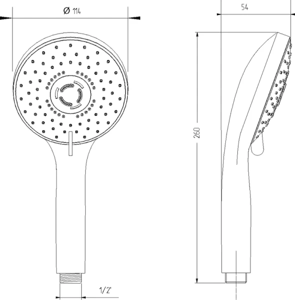 Лейка для душа Migliore Grazia 296 круглая - фото 4