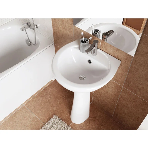 Раковина Santeri Соната 54 см белая - фото 4