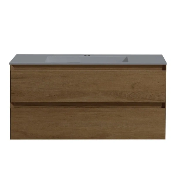 Тумба под раковину подвесная Vincea Luka 100 см дуб табак - фото 3