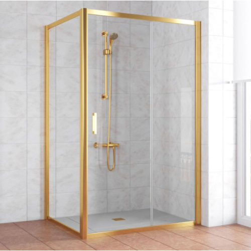 Душевой уголок стекло прозрачное Vegas-glass ZP+ZPV 120х90 01, хром, бронза, золото, белые, черные, другие - фото 4