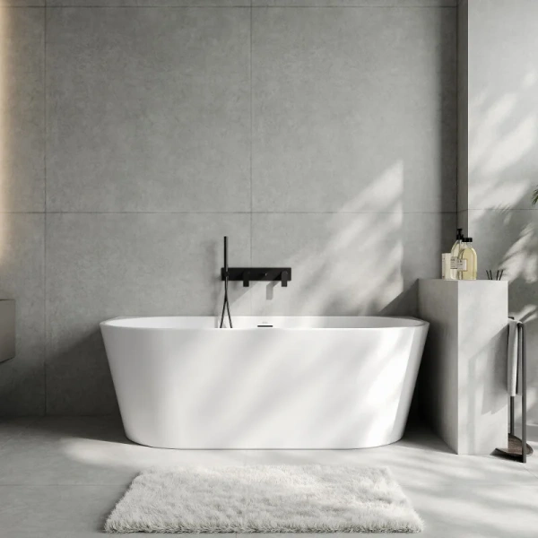 Ванна акриловая Abber AB9503-1.8, 180 x 80 см, белая - фото 4