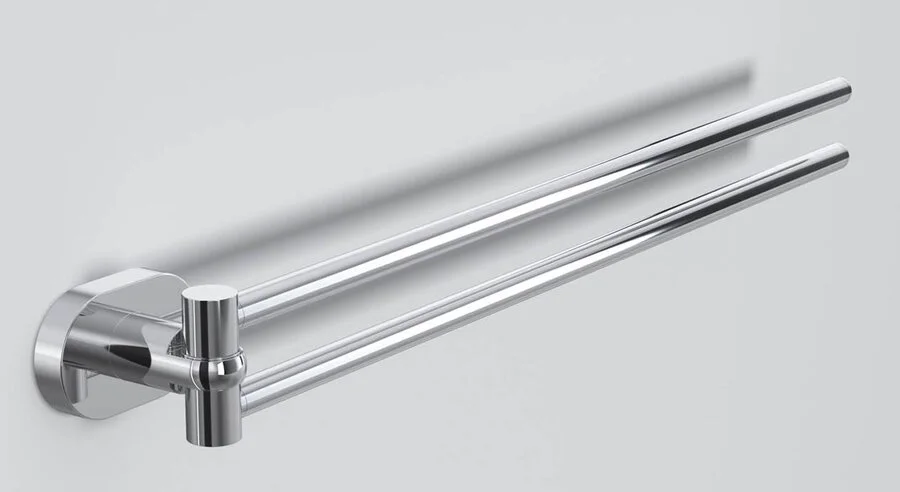 Полотенцедержатель Am.Pm Sense 38 см двойной, хром - фото 4